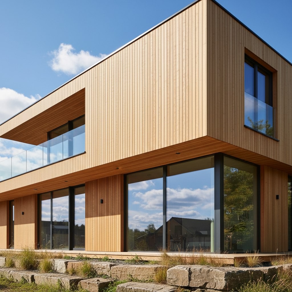 Монтаж фасада из планкена: секреты идеальной установки без видимого крепежа.