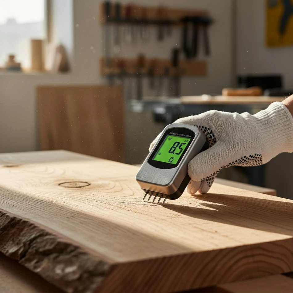 Измерение влажности древесины