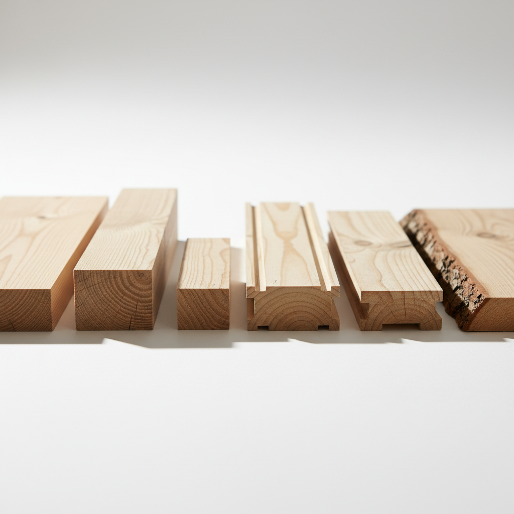 Виды пиломатериалов и их применение