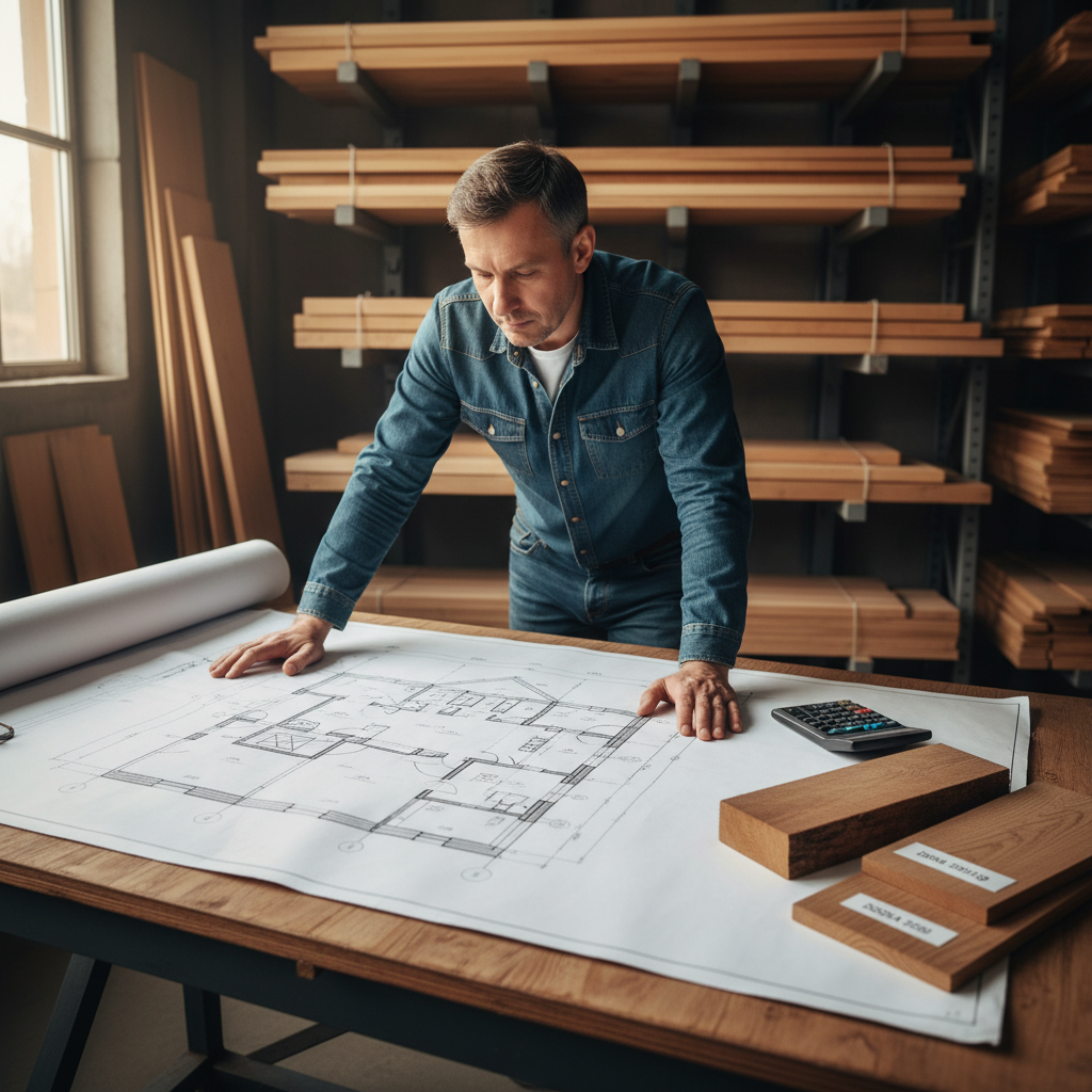 Как рассчитать объемы пиломатериалов для строительства дома: от проекта до сметы