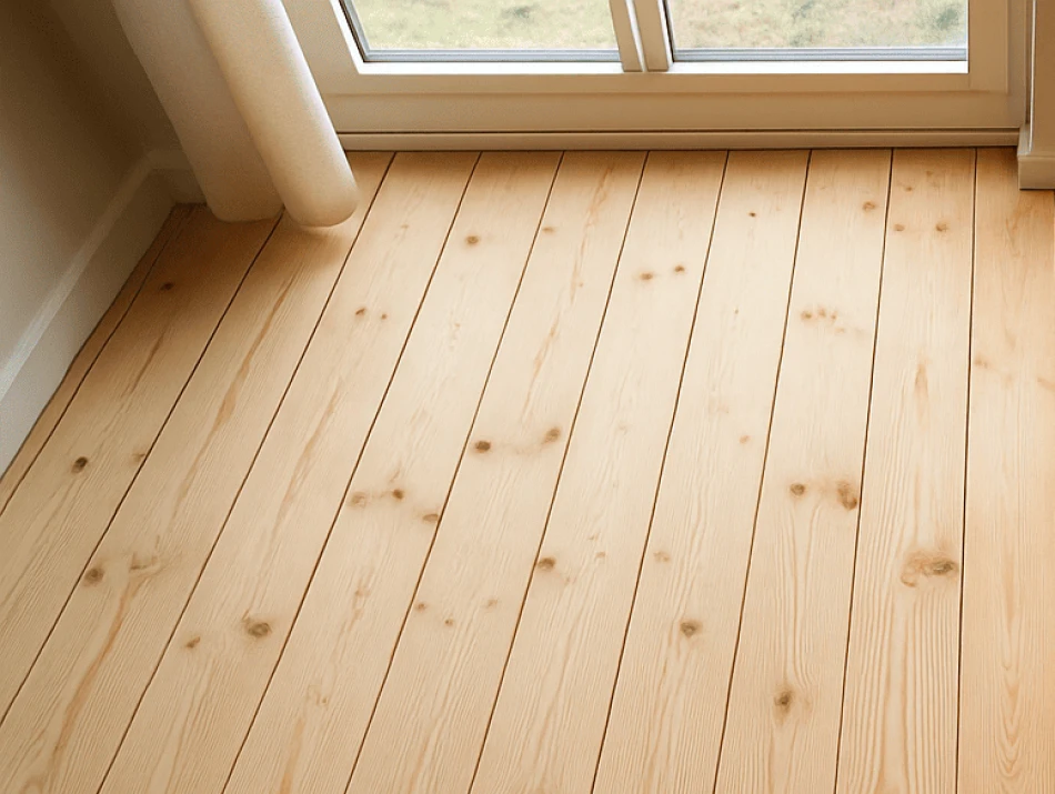 Пола из шпунтованной доски