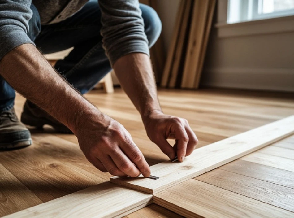 Укладка пола из шпунтованной доски