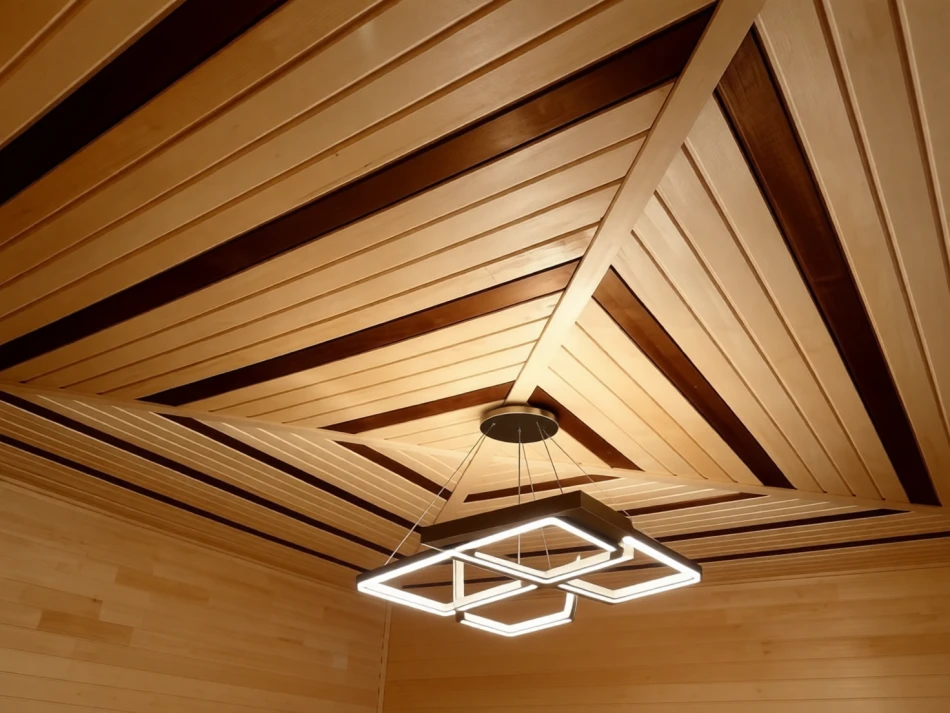 Вагонка на потолке
