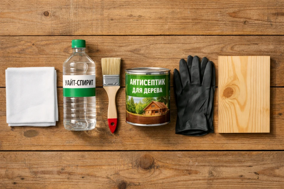Средства для обезжиривания деревянной поверхности