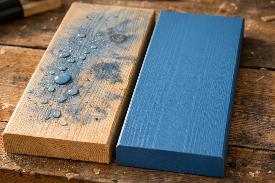 Подготовка строганной доски из лиственницы к покраске&nbsp;