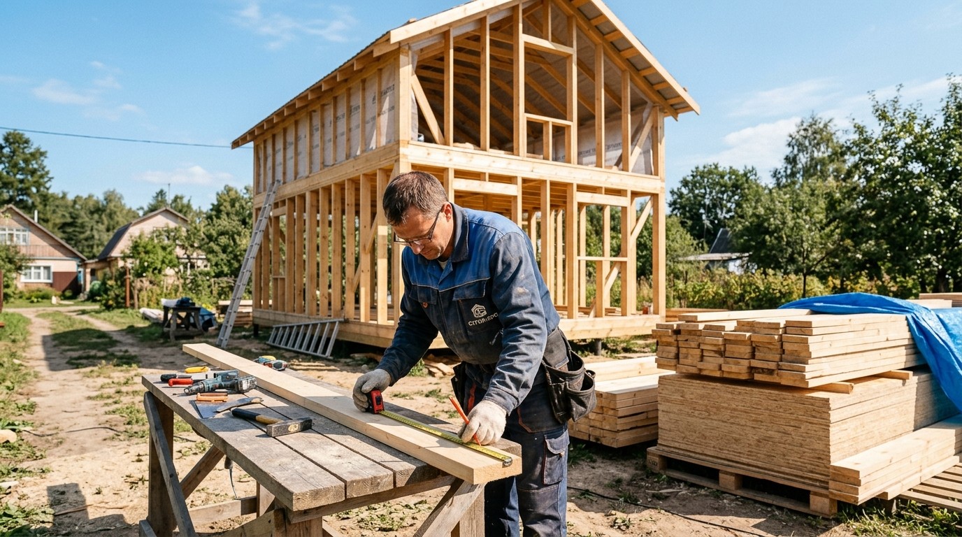 Какой инструмент нужен для постройки каркасного дома