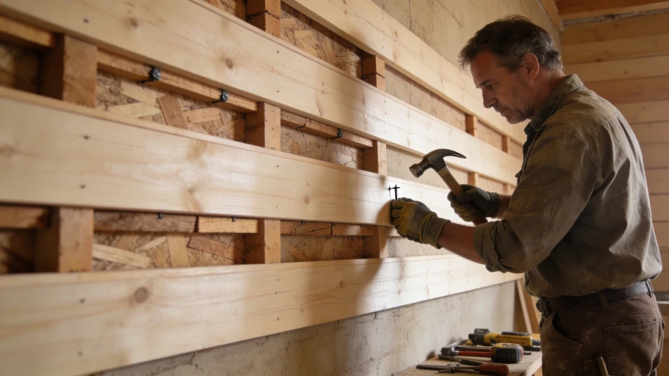 монтаж бани